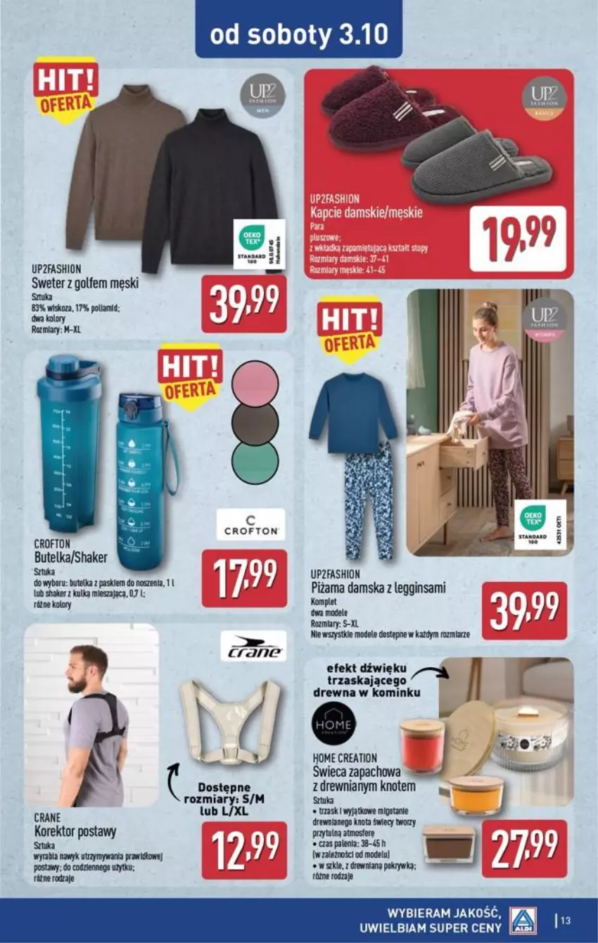 Gazetka promocyjna Aldi - Przygotuj się na kolejny tydzień! - ważna 30.09 do 03.10.2026 - strona 13 - produkty: Fa, Gin, Piżama