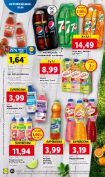 Gazetka promocyjna Lidl - GAZETKA - Gazetka - ważna od 26.04 do 26.04.2023 - strona 28 - produkty: Dawtona, Sok, 7up, Pepsi max, Mirinda, Leon, Pepsi, Limonka, Oshee, Woda, Herbata, Napój, Mięta, Nestea, Psi Patrol, Magnez, Hortex