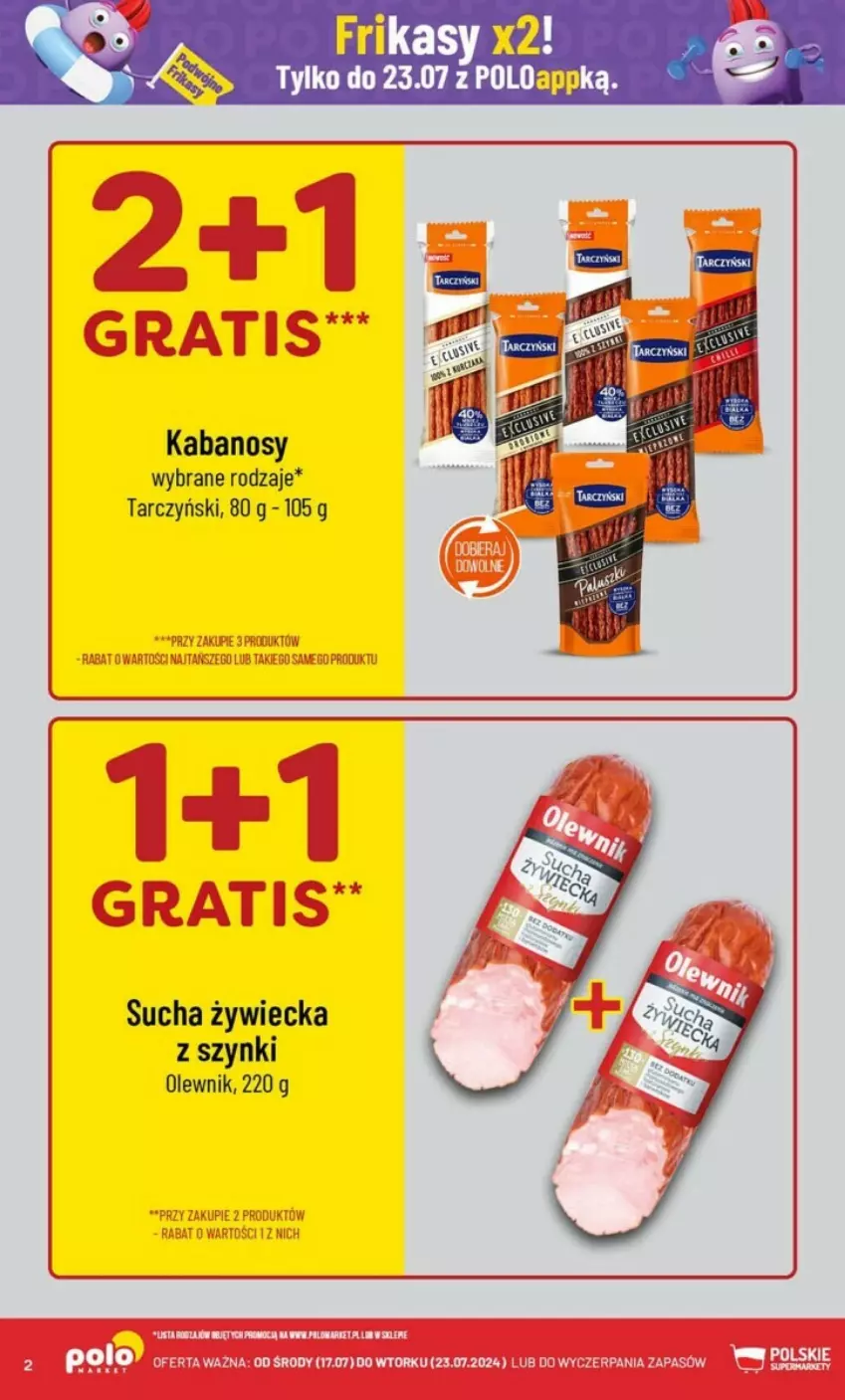 Gazetka promocyjna PoloMarket - ważna 17.07 do 23.07.2024 - strona 12 - produkty: Kabanos, Olewnik, Tarczyński