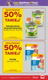 Gazetka promocyjna PoloMarket - Gazetka - ważna od 23.07 do 23.07.2024 - strona 45 - produkty: Ser, Ryż, Por, Bonduelle, Sonko, Groszek, Ryż biały, Kukurydza
