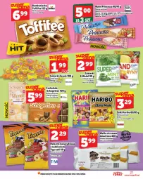Gazetka promocyjna Topaz - Gazetka - Gazetka - ważna od 13.08 do 13.08.2025 - strona 21 - produkty: Princessa, Top, Cukier, Schogetten, Szarlotka, Czekolada, Toffifee, Cukierki, Haribo