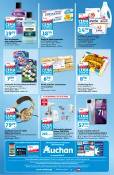 Gazetka promocyjna Auchan - Skarbonka #32 - Gazetka - ważna od 18.08 do 18.08.2021 - strona 4 - produkty: Xbox, Nintendo Switch, Domestos, Ciastka, Ser, Płyn do płukania jamy ustnej, Listerine, Rust, Słuchawki, Maszynka do mielenia, Lovela, Pasta do zębów, Wafle, Szynka, Słuchawki bezprzewodowe, Płyn do płukania, Szatkownica, Maszynka, Zelmer, Deser, Kakao, Sensodyne, Smartfon, Akumulator