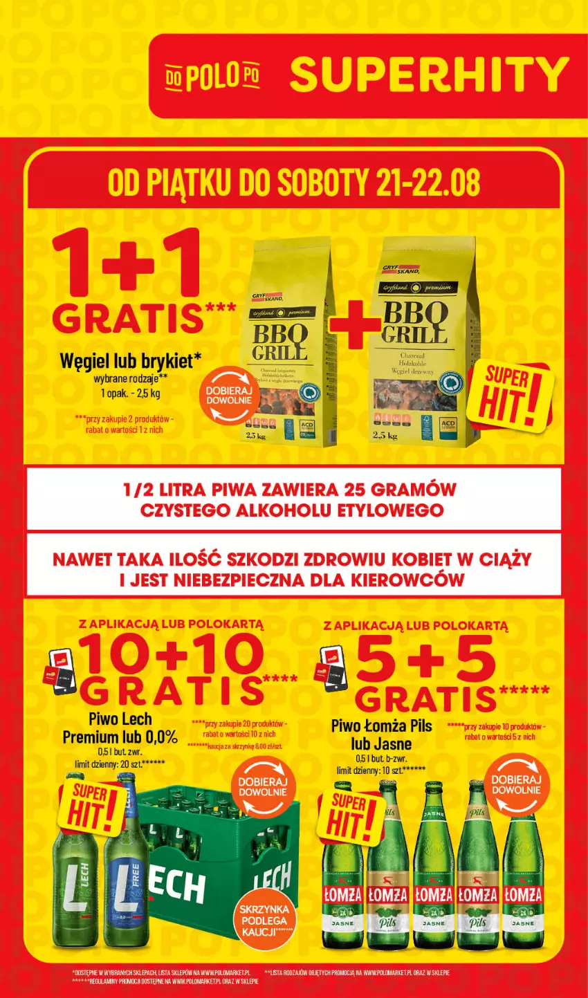 Gazetka promocyjna PoloMarket - Superhity weekend - ważna 21.08 do 22.08.2026 - strona 1 - produkty: Piec, Piwo