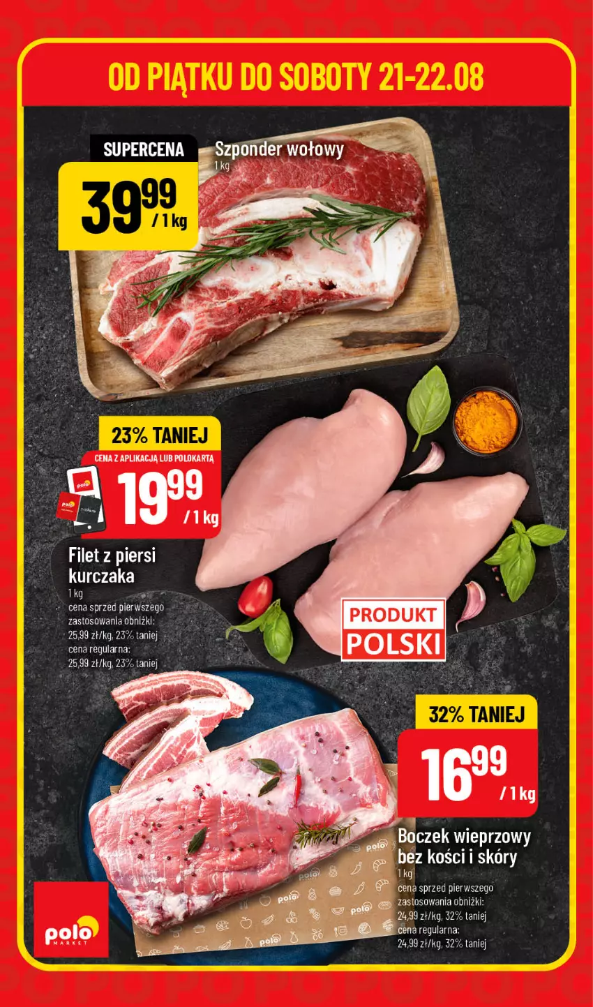 Gazetka promocyjna PoloMarket - Superhity weekend - ważna 21.08 do 22.08.2026 - strona 2 - produkty: Filet z piersi kurczaka, Kurczak