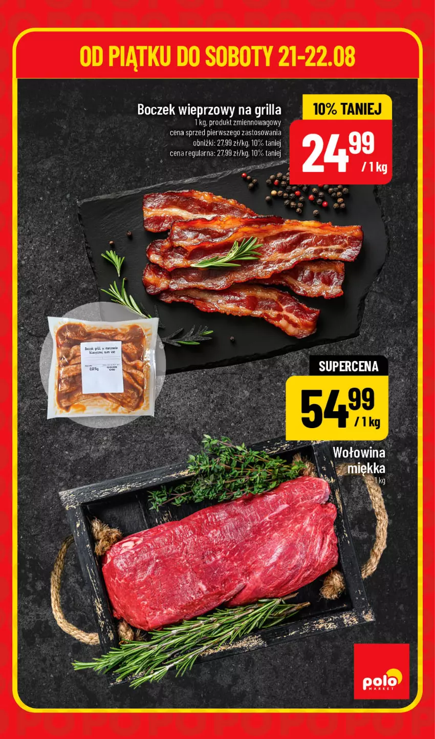 Gazetka promocyjna PoloMarket - Superhity weekend - ważna 21.08 do 22.08.2026 - strona 3 - produkty: Boczek, Boczek wieprzowy, Grill