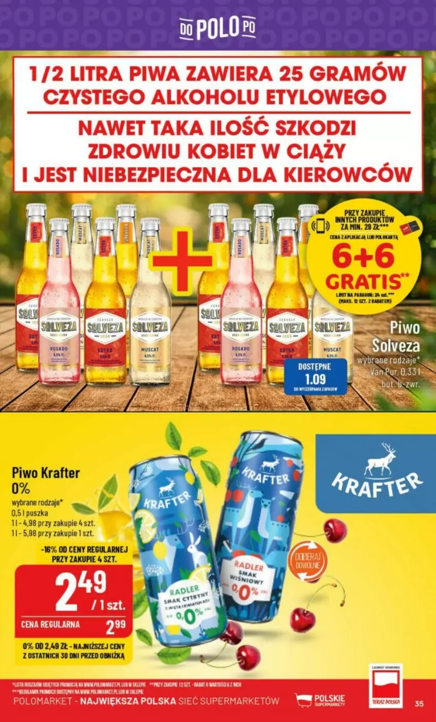 Gazetka promocyjna PoloMarket - ważna 30.08 do 05.09.2023 - strona 29 - produkty: Piwo