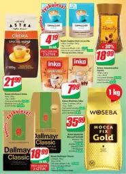 Gazetka promocyjna Dino - Gazetka 23 / 2024 - Gazetka - ważna od 11.06 do 11.06.2024 - strona 10 - produkty: Tchibo, Kawa rozpuszczalna, Gra, Inka, Kawa zbożowa, Kawa ziarnista, Dallmayr, Kawa mielona, Kawa, Mocca Fix Gold, Cappuccino, Woseba, Fa