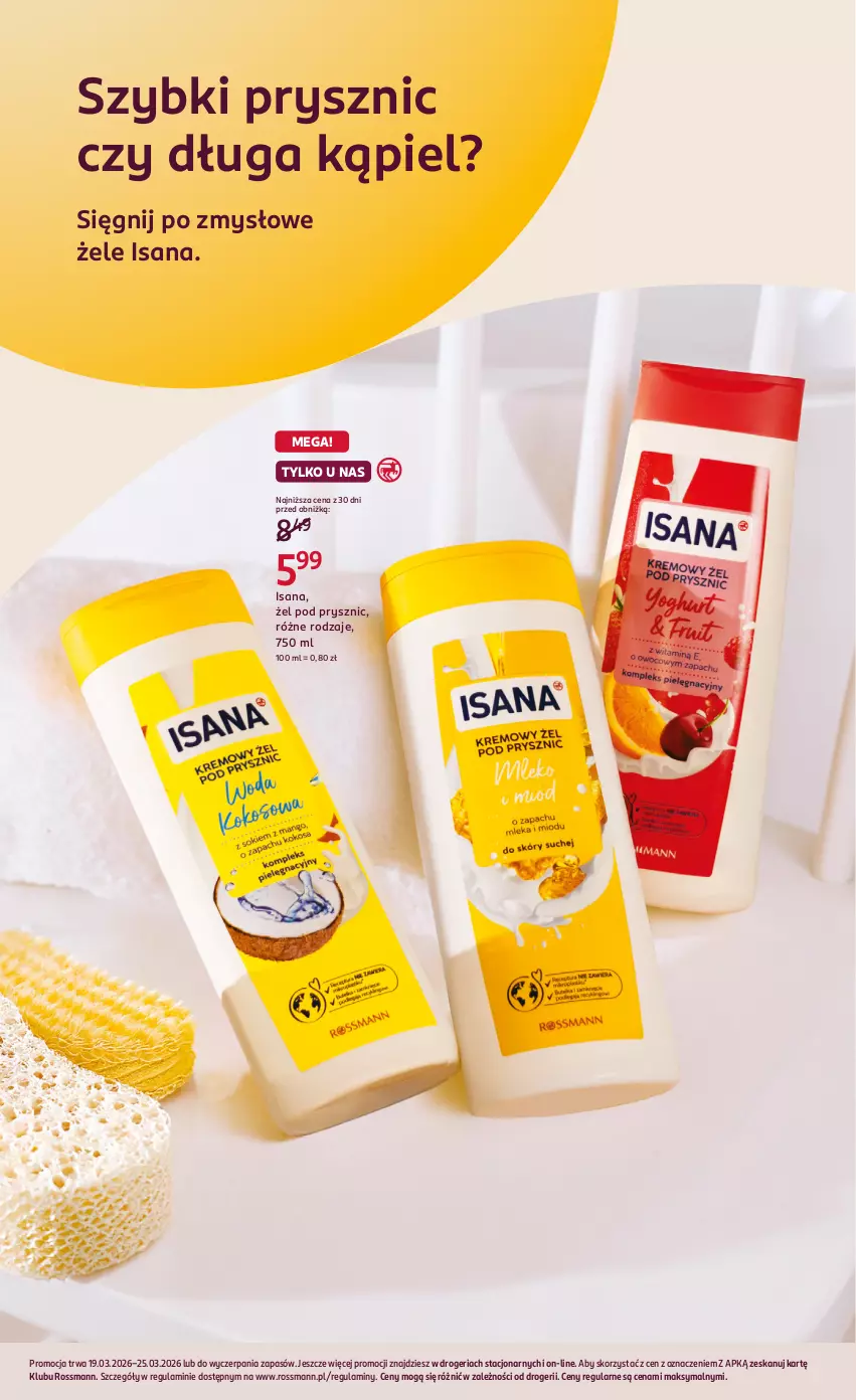 Gazetka promocyjna Rossmann - Gazetka promocyjna Rossmanna - ważna 19.03 do 25.03.2026 - strona 2 - produkty: Isana