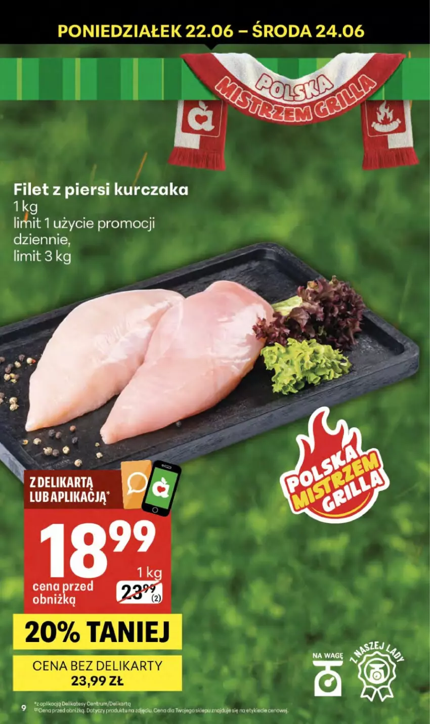 Gazetka promocyjna Delikatesy Centrum - Franczyza DC25 Czwartek - ważna 18.06 do 24.06.2026 - strona 9 - produkty: Filet z piersi kurczaka, Koc, Kurczak, Rum