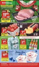 Gazetka promocyjna Delikatesy Centrum - Franczyza DC25 Czwartek - Gazetka - ważna od 24.06 do 24.06.2026 - strona 1 - produkty: Ser, Szynka wieprzowa, Kasztelan, Szynka, Gouda, Woda, Cisowianka, LG