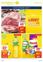 Gazetka promocyjna Carrefour - Gazetka Express - Gazetka - ważna od 01.02 do 01.02.2021 - strona 1 - produkty: Kujawski, Ser, Karkówka wieprzowa, Persil, Kapsułki do prania, Olej