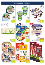Gazetka promocyjna Carrefour - Gazetka Express - Gazetka - ważna od 01.02 do 01.02.2021 - strona 2 - produkty: Ser topiony, Serek wiejski, Jogurt naturalny, Top, Ser, Smakowita, Piątnica, Zott, Jaja, Jogurt, Madej Wróbel, Kosz, Serek, Margaryna, Hochland, Fanta, Kubek, Kabanos, Deser, Monte, Mleko, Fa