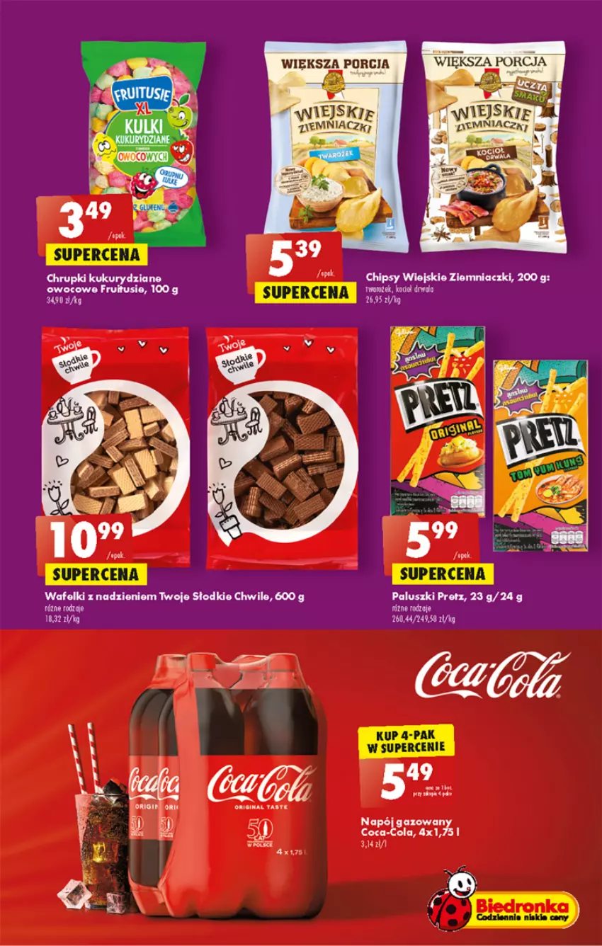 Gazetka promocyjna Biedronka - W tym tygodniu - ważna 10.11 do 16.11.2022 - strona 51 - produkty: Chipsy, Chrupki, Coca-Cola, Gin, HP, Koc, Napój, Napój gazowany, Por