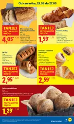 Gazetka promocyjna Lidl - GAZETKA - Gazetka - ważna od 27.09 do 27.09.2025 - strona 21 - produkty: Sok, Hot dog, Croissant, Chleb wieloziarnisty, Chleb, Bułka