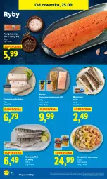 Gazetka promocyjna Lidl - GAZETKA - Gazetka - ważna od 27.09 do 27.09.2025 - strona 26 - produkty: Piec, Polędwica, Por, Pstrąg tęczowy, Tusz, Pstrąg, Krewetki, Sandacz