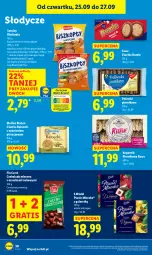 Gazetka promocyjna Lidl - GAZETKA - Gazetka - ważna od 27.09 do 27.09.2025 - strona 34 - produkty: Piernik, Ciastka, Gra, Wazon, Czekolada mleczna, Mleczko, Czekolada, Ptasie mleczko, Gala, Biszkopty, Fa