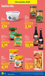 Gazetka promocyjna Lidl - GAZETKA - Gazetka - ważna od 27.09 do 27.09.2025 - strona 40 - produkty: Sos, Mus, Chipsy, Sos sojowy, Dżem, Sonko, Kamis, TaoTao, Herbapol, Musztarda