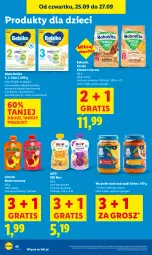 Gazetka promocyjna Lidl - GAZETKA - Gazetka - ważna od 27.09 do 27.09.2025 - strona 46 - produkty: HiPP, Por, Mus, Gra, Gerber, BoboVita, Bebiko, Sport, Smoothie, Dzieci, Hipp Bio