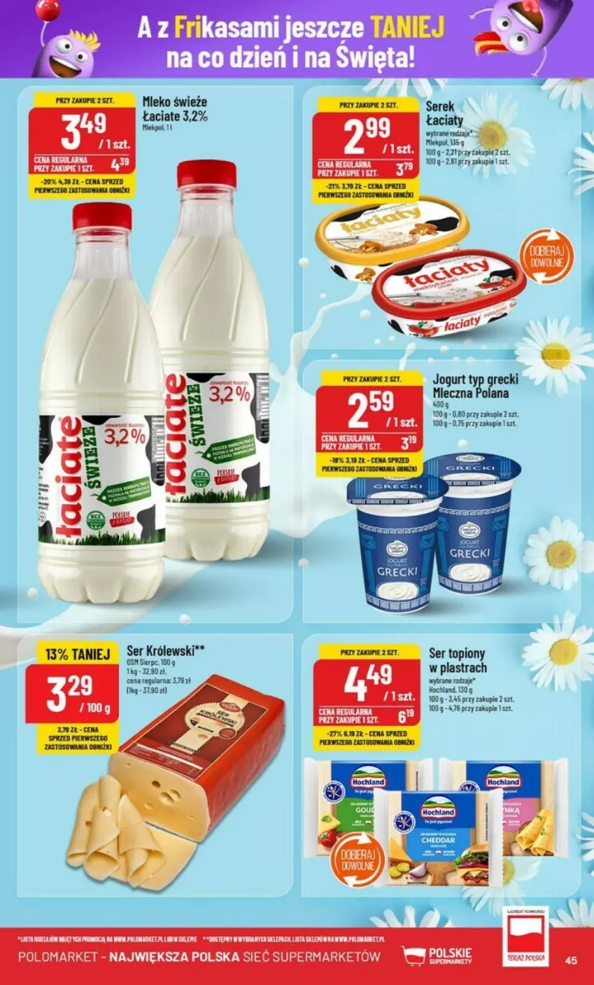 Gazetka promocyjna PoloMarket - ważna 27.11 do 03.12.2024 - strona 40 - produkty: Jogurt, Królewski, LANA, Mleko, Ser, Ser topiony, Top