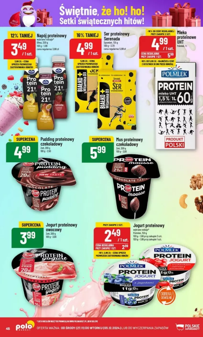 Gazetka promocyjna PoloMarket - ważna 27.11 do 03.12.2024 - strona 43 - produkty: Mus, Napój, Olma, Pudding