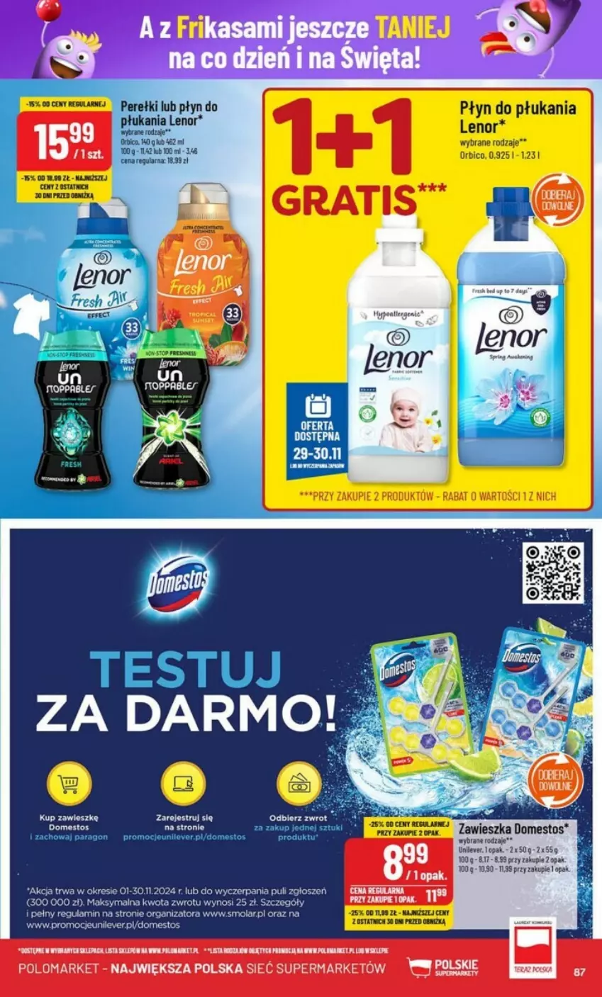 Gazetka promocyjna PoloMarket - ważna 27.11 do 03.12.2024 - strona 86 - produkty: Domestos, Top