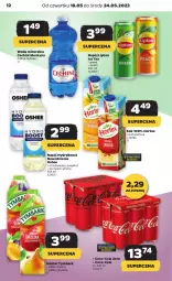 Gazetka promocyjna Netto - Artykuły spożywcze - Gazetka - ważna od 24.05 do 24.05.2023 - strona 12 - produkty: Sok, Mus, Ice tea, Coca-Cola, Lipton, Tymbark, Szyna, Oshee, Woda mineralna, Woda, Napój, Nektar, Grejpfrut, Hortex