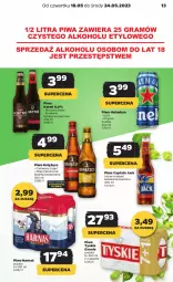 Gazetka promocyjna Netto - Artykuły spożywcze - Gazetka - ważna od 24.05 do 24.05.2023 - strona 13 - produkty: Piwa, Piwo, Książęce, Gin, Gra, Kawa, Heineken, Tyskie, Karmi, Harnaś, Captain Jack