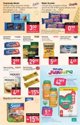 Gazetka promocyjna Stokrotka - Market - Gazetka - ważna od 28.12 do 28.12.2022 - strona 9 - produkty: Earl Grey, Ciastka, Pampers, Kawa ziarnista, Pieluchy, BoboVita, Saga, Kawa, Tetley, Grześki, Czekolada, Delicje, Baton, Cappuccino, Jacobs, Herbata, Haribo