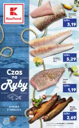 Gazetka promocyjna Kaufland - RYBY - Gazetka - ważna od 01.09 do 01.09.2021 - strona 1 - produkty: Zupa, Tusz, Sandacz filet, Pstrąg, Pstrąg wędzony, Sandacz