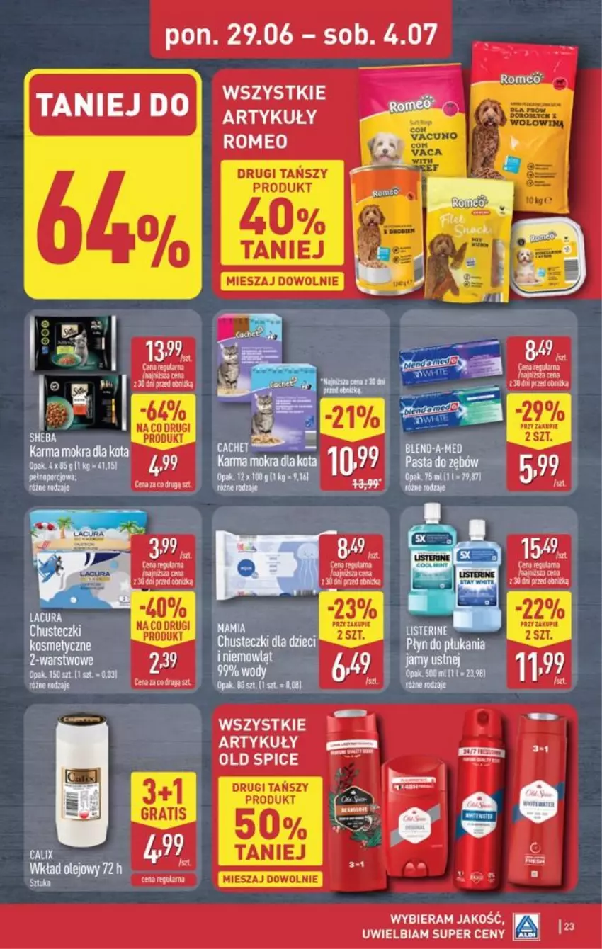 Gazetka promocyjna Aldi - Pełna oferta - ważna 29.06 do 04.07.2026 - strona 23 - produkty: Fa, Olej, Wkład olejowy
