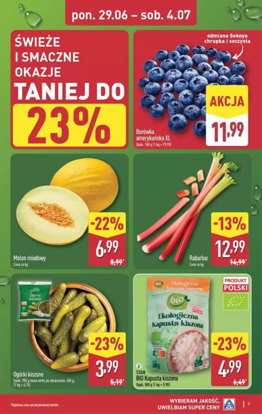 Gazetka promocyjna Aldi - Pełna oferta - ważna 29.06 do 04.07.2026 - strona 7 - produkty: Melon