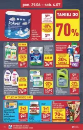 Gazetka promocyjna Aldi - Pełna oferta - Gazetka - ważna od 04.07 do 04.07.2026 - strona 24 - produkty: Nutella, Tablet, Lody, Ręcznik, Ferrero, Tuńczyk, Zmywarki, Olej, LG