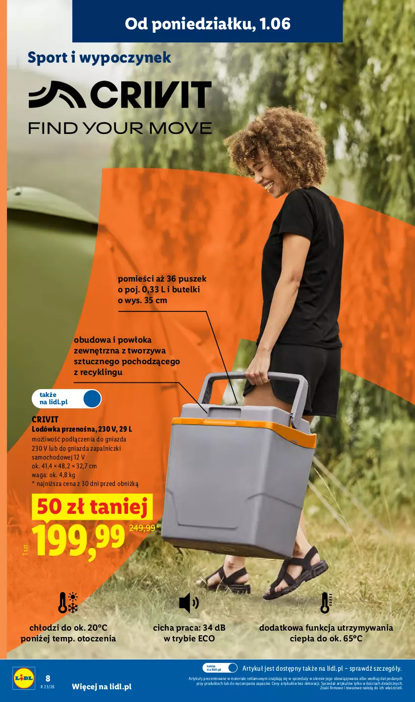 Gazetka promocyjna Lidl - Katalog ważny od 1.06 - ważna 01.06 do 06.06.2026 - strona 10 - produkty: Lodówka, Por, Sport, Waga