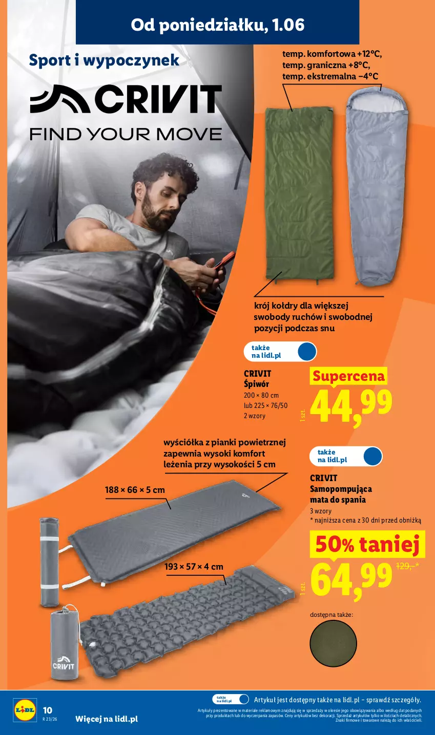 Gazetka promocyjna Lidl - Katalog ważny od 1.06 - ważna 01.06 do 06.06.2026 - strona 12 - produkty: Body, Gra, Mop, Por, Sok, Sport