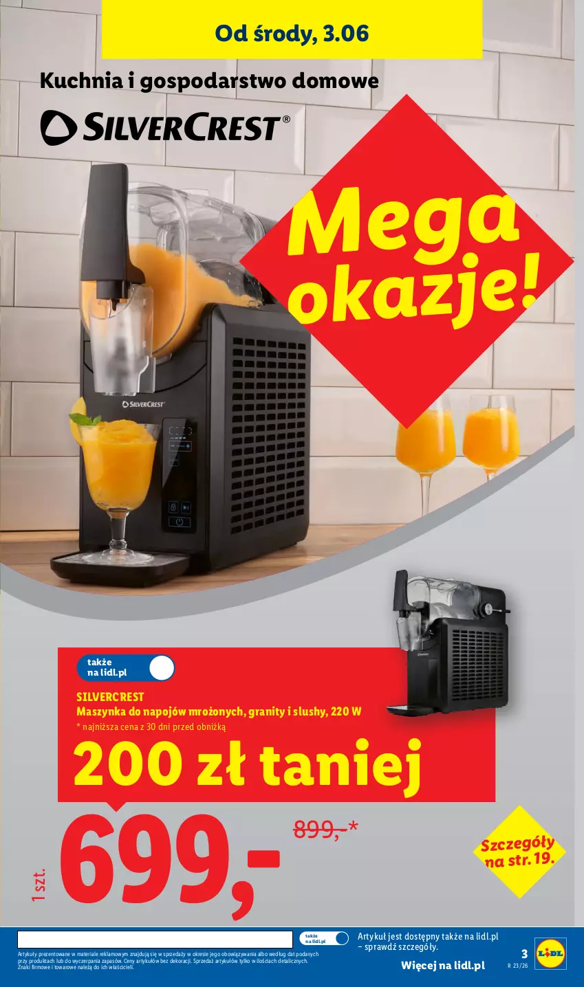 Gazetka promocyjna Lidl - Katalog ważny od 1.06 - ważna 01.06 do 06.06.2026 - strona 3 - produkty: Gra, Kuchnia, Maszynka, Silvercrest, Szynka