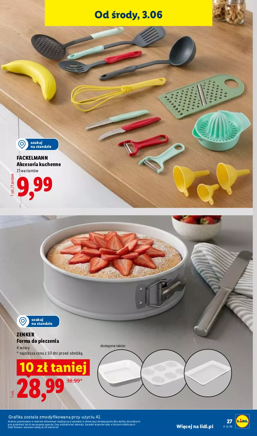 Gazetka promocyjna Lidl - Katalog ważny od 1.06 - ważna 01.06 do 06.06.2026 - strona 31 - produkty: Fa, Forma do pieczenia, Gra, Grafika, Piec