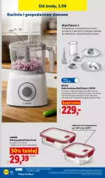 Gazetka promocyjna Lidl - Katalog ważny od 1.06 - Gazetka - ważna od 06.06 do 06.06.2026 - strona 32 - produkty: Piec, Por, Noż, Gra, Kuchnia, Trzepaczka, Pojemnik, Mieszadło, Tarcza tnąca, Robot, Bosch, Miska, Grafika