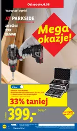 Gazetka promocyjna Lidl - Katalog ważny od 1.06 - Gazetka - ważna od 06.06 do 06.06.2026 - strona 4 - produkty: Parkside, Akumulatorowa wiertarkowkrętark, Wiertarkowkrętarka, Tarka, Wkręt, Wkrętarka, Ogród, Akumulator