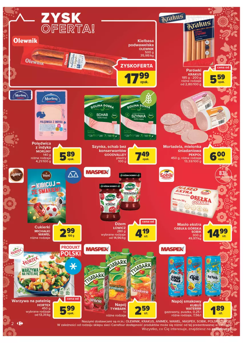 Gazetka promocyjna Carrefour - Gazetka Market - ważna 08.11 do 19.11.2022 - strona 4 - produkty: Polędwica, Szynka