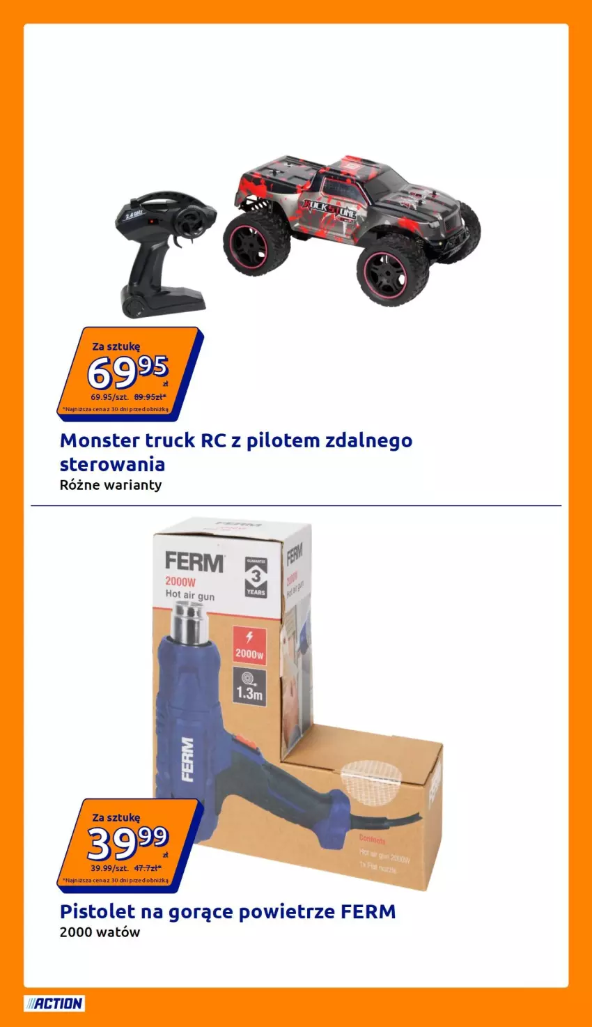 Gazetka promocyjna Action - Gazetka tydzień 41 2026 - ważna 07.10 do 13.10.2026 - strona 17 - produkty: Monster truck, Pistolet