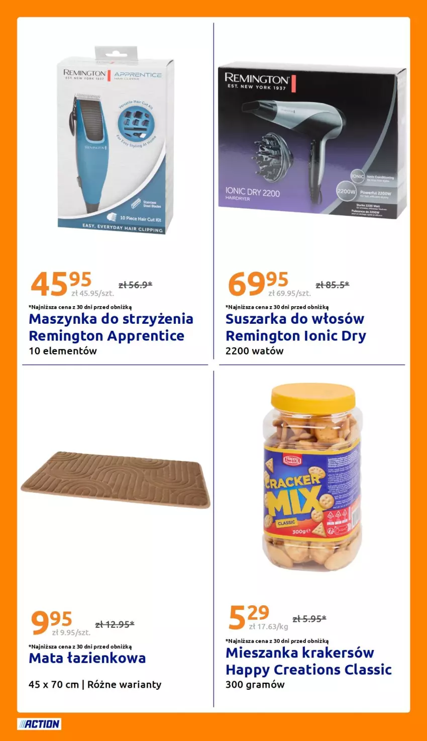 Gazetka promocyjna Action - Gazetka tydzień 41 2026 - ważna 07.10 do 13.10.2026 - strona 28 - produkty: Gra, Maszynka, Mata łazienkowa, Remington, Suszarka, Szynka
