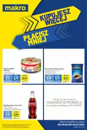 Gazetka promocyjna Makro - Kupujesz więcej płacisz mniej - Gazetka - ważna od 07.07 do 07.07.2026 - strona 1 - produkty: Piwo, Sok, JBL, Namysłów, Sokołów, Szal, Kawa mielona, Kawa, Kosz, Coca-Cola, Napój gazowany, Prima, Alkohole, Napój