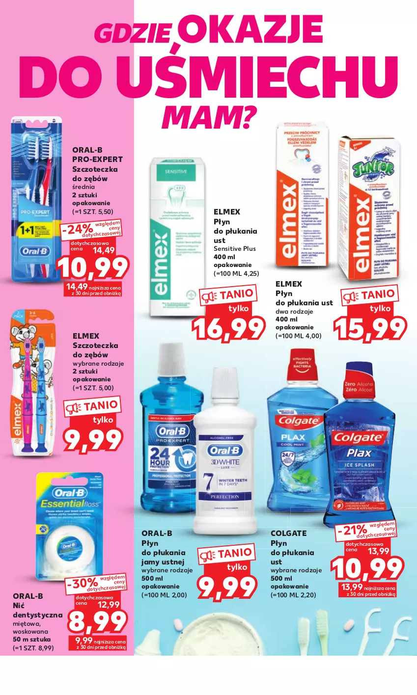 Gazetka promocyjna Kaufland - Mocny Start - ważna 15.05 do 17.05.2023 - strona 14 - produkty: Colgate, Elmex, LG, Nić dentystyczna, Płyn do płukania, Płyn do płukania jamy ustnej, Szczoteczka, Szczoteczka do zębów