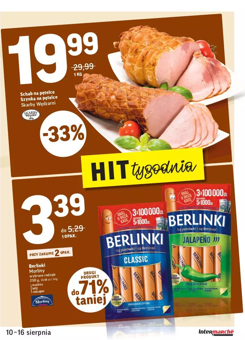 Gazetka promocyjna Intermarche - Gazetka promocyjna - ważna 10.08 do 16.08.2021 - strona 15 - produkty: Berlinki, Morliny