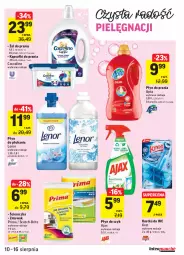 Gazetka promocyjna Intermarche - Gazetka promocyjna - Gazetka - ważna od 16.08 do 16.08.2021 - strona 33 - produkty: Płyn do prania, Coccolino, Ajax, Brit, Kret, Płyn do płukania, Prima, Kostka do wc, Kapsułki do prania, Płyn do szyb, Lenor