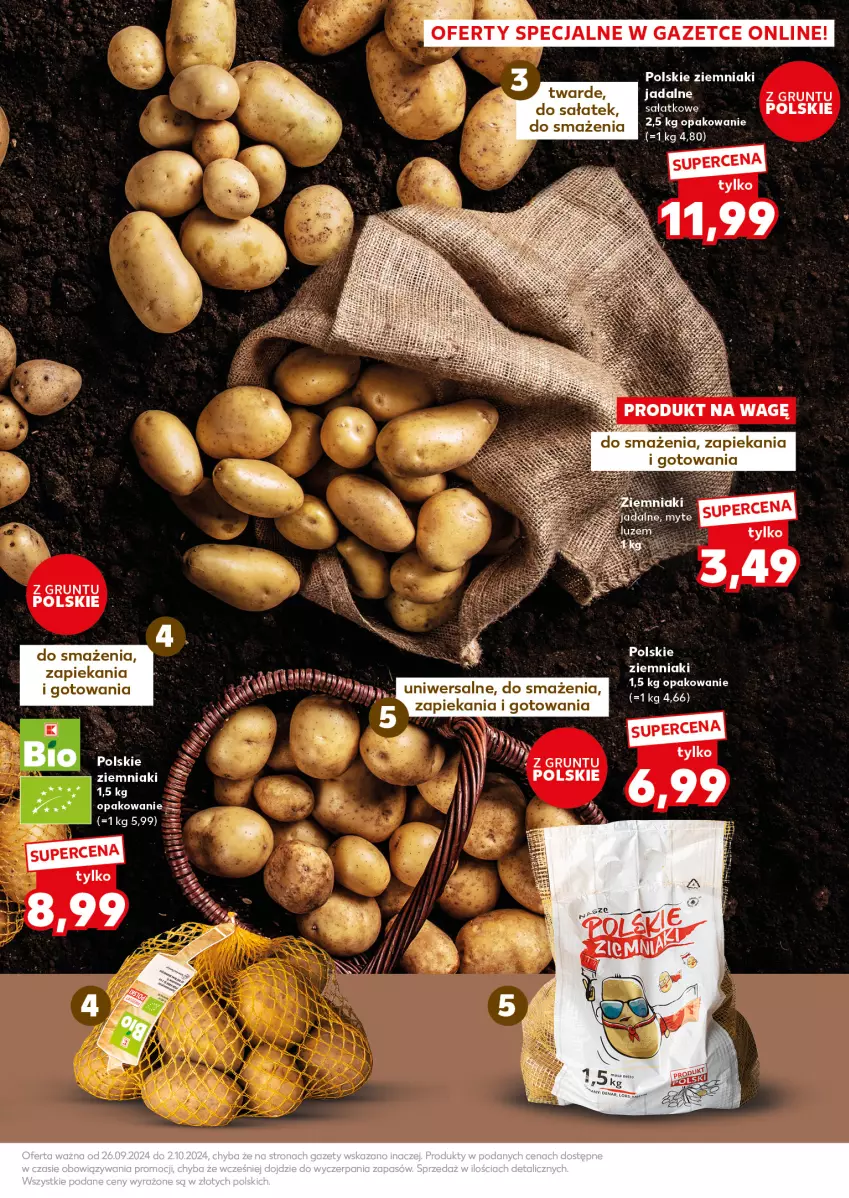 Gazetka promocyjna Kaufland - Kaufland - ważna 30.09 do 02.10.2024 - strona 15 - produkty: Fa, Sałat, Ziemniaki