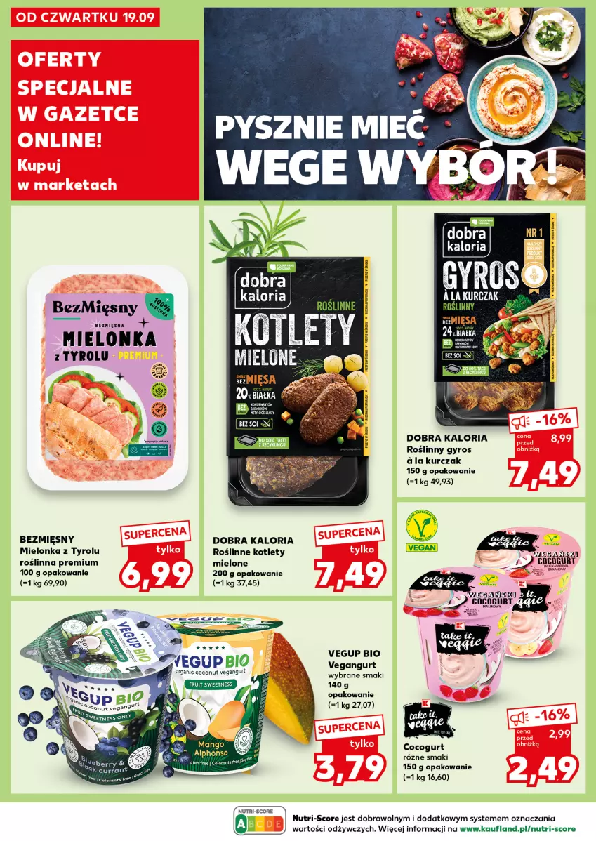 Gazetka promocyjna Kaufland - Kaufland - ważna 30.09 do 02.10.2024 - strona 24 - produkty: Gyros, Kotlet, Kurczak, Por, Roślinny gyros, Vegangurt