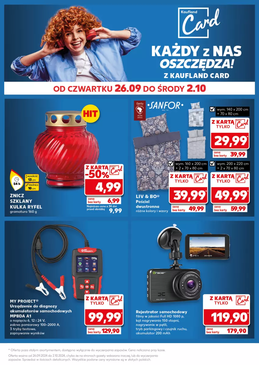 Gazetka promocyjna Kaufland - Kaufland - ważna 30.09 do 02.10.2024 - strona 36 - produkty: Acer, Akumulator, Gry, Pościel, Znicz