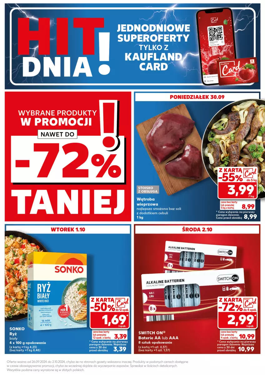 Gazetka promocyjna Kaufland - Kaufland - ważna 30.09 do 02.10.2024 - strona 9 - produkty: Ryż, Ryż biały