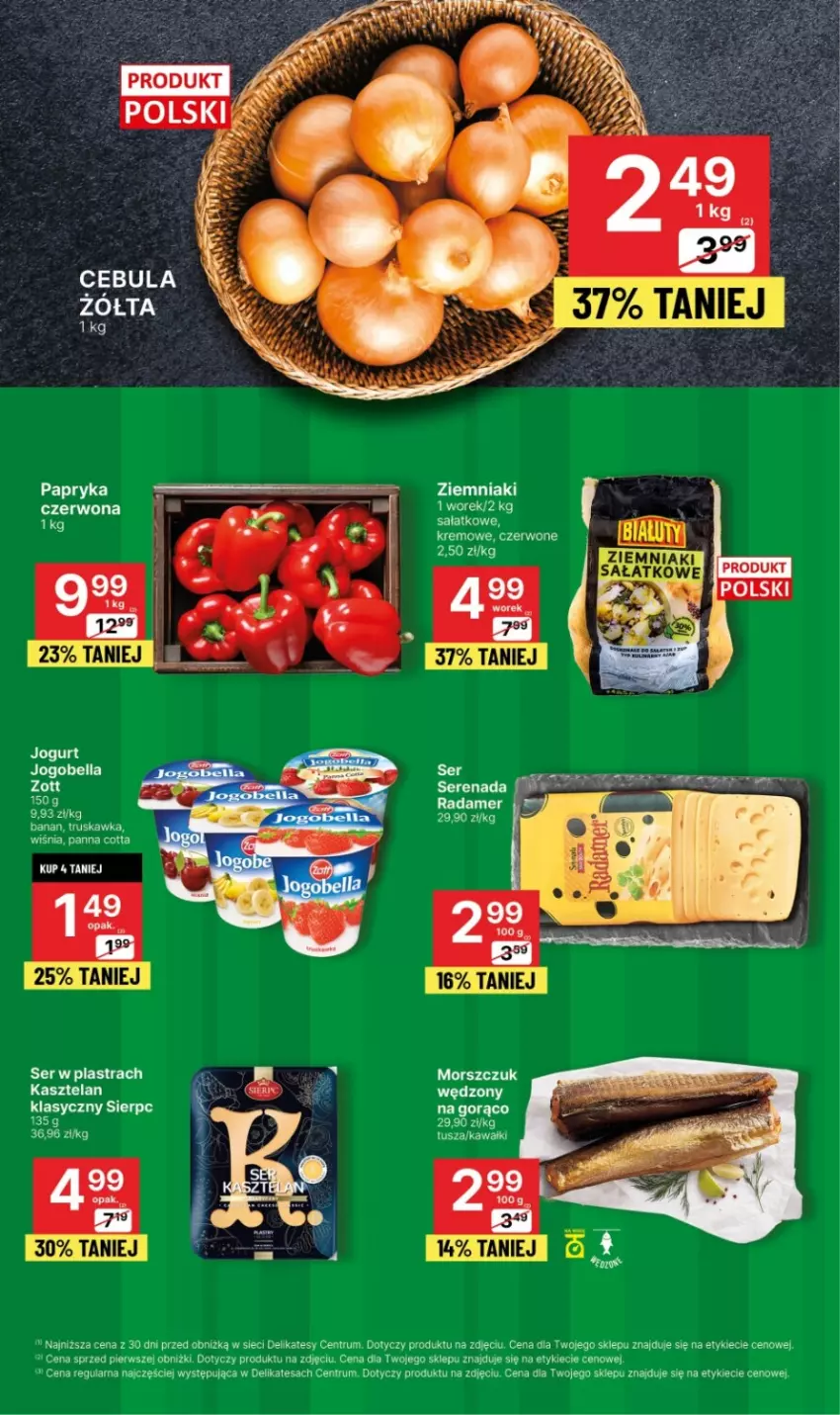 Gazetka promocyjna Delikatesy Centrum - Gazetka DC41 pon-sr - ważna 23.10 do 25.10.2023 - strona 5 - produkty: Kasztelan, Kawa, Panna cotta, Papryka, Radamer, Rum, Sałat, Ser, Tusz, Ziemniaki